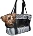 HDP Small animal pet carrier travel tote Small Black