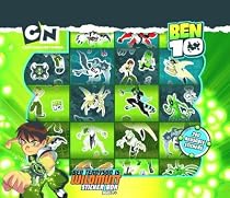 Ben 10 Sticker Box - 200 Reusable Stickers