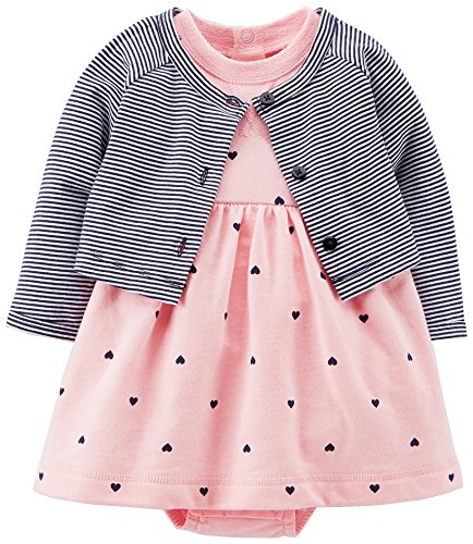 Carter's Baby Girls' 2 Piece Dress Set (Baby) - Navy