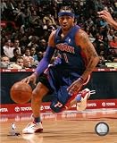 Allen Iverson Detroit Pistons Dribbling 8x10 Photo
