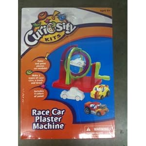 Curiosity Kits Race Car Plaster Machine by 