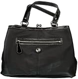 Coach Laura Leather Carryall Handbag F14866 (Black)