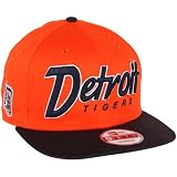 MLB New Era Detroit Tigers Snap It Back Snapback Hat - Orange/Navy Blue