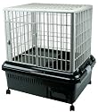 IRIS Plastic Rabbit Cage, Black/Gray