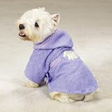 SMALL - LAVENDER - Terry Doggy Bathrobe