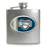 Review Quality Gold  / Washington Nationals Stainless Steel Hip Flask