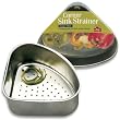 Better Houseware 726 Corner Sink Strainer, Stainless