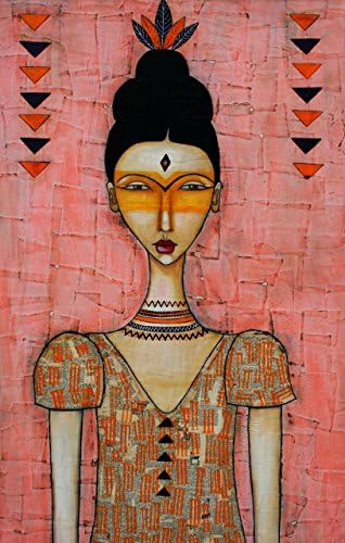 Art Print 8x10 "Five Feathers" By Natalie Briney Artist