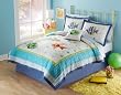 Colorful Sea Full Bed Skirt