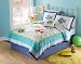 Colorful Sea Twin Quilt with Pillow Sham