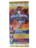 Arizona Diamondbacks Matt Williams Autographed 2001 World Series Game 7 Mini Mega Ticket, Proof Photo of Matt Signing for Us.