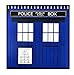 Tardis Shower Curtain, 72 x 72-Inch