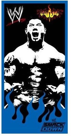 Childrens Toyshop  Toys : Official WWE Smackdown 'Batista' Bath / Beach Towel