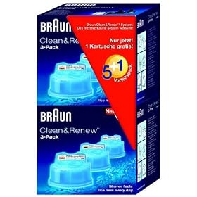 Braun Clean & renew refils - CCR5+1 - Pack of 6 cartridges