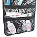 LAGUTE Hanging Cosmetic and Grooming Travel Organizer Bag, Black