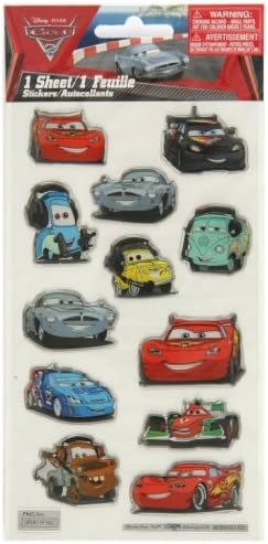 Stickerfitti Cars 2 Epoxy Foil Stickers