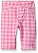 Kidtopia Girls Solid Knit Bermudas with Houndstooth Print