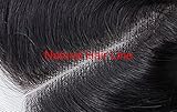 Remeehi Silk Straight 100% Remy Indian Human Hair Full Lace Wig Baby Hair 18 inch 1b# natural black