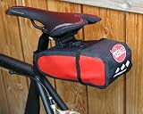 IDEALE HITEC SACOCHE POUR SELLE A VELO GRANDE CAPACITE ROUGE/NOIR