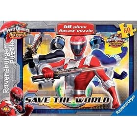 Power Rangers 60 piece jigsaw puzzle