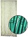 Green Bamboo Beaded Curtains