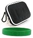 3n1 Combo - Carrying Case For Flip Video And Flip Video Ultra Camcorder With + Screen Protector Shield + Mini Stand (flip Ultra Not Included), Nylon Black + Bonus Young Micro - Live Green Wristband