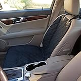 Bucket Seat Cover for Dogs, Pets, Kids, Fits Cars, Trucks, SUV's, Black, Waterproof, Quilted, Nonslip Rubber Backing, Machine Washable, Lifetime Guarantee