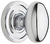 Baldwin Egg Knob Passage Set, Chrome #5425.260.PASS