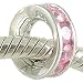 October Birthstone Channel Set Tourmaline Pink CZ and 925 Sterling Silver Spacer Bead fits European Charm Bracelet October Birthstone Channel Set Tourmaline Pink CZ and 925 Sterling Silver Spacer Bead fits European Charm Bracelet