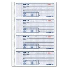 Rediform Prestige Duplicate Carbonless Softcover Money Receipt Books (8L806)
