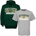 Vermont Catamounts Green Hoody Sweatshirt & T-shirt Combo