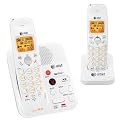 AT&T DECT 6.0 Cordless Answering System Bundle with Caller ID - White (EL52209)