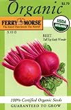 Ferry-Morse 3012 Organic Beet Seeds, Tall Top Early Wonder (5.1 Gram Packet)