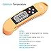 Talking Food Thermometer,Instant Thermometer,Best Quick Read Digital Cooking Thermometer for All Food, Grill, BBQ and Candy with Lighting LCD Screen and Speaker by iMallcoo (Orange Upgrade Version)