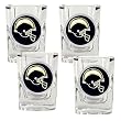 San Diego Chargers 4pc 2oz Square Shot Glass Set NFL Football