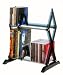 Atlantic Mitsu 64835193 52 CD/36 DVD/BluRay/Games 2-Tier Media Rack (Smoke)