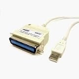 Adapter, USB to Parallel, 6', Bidirectional