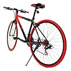 DOPPELGANGER(ドッペルギャンガー) 402 sanctum 700C アルミフレーム クロスバイク シマノ21段変速 LEDライト/ワイヤーロック標準装備