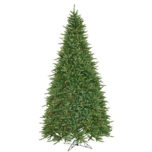 12' Pre-Lit Virginia Fir Christmas Tree - 1900 Multicolor Lights