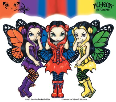 Jasmine Becket-Griffith - Three Wise Magical Fairies - Sticker / Decal