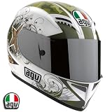 AGV T-2 Warrior Motorcycle Helmet White Small AGV SPA – ITALY 0351O2A0014005