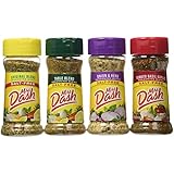 Mrs. Dash Seasoning Blends Variety Flavor 4 Pack 2.5 oz - Onion & Herb - Table Blend - Tomato Basil Garlic - Original Blend Set Bundle