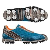 Adidas 2009 Men's Tour 360 Sport Wide Golf Shoe - Cyan/Cyber Metallic/Black - 737278