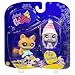 Littlest Pet Shop Pet Pairs Lop Ear Bunny with Cat in Winter Gear