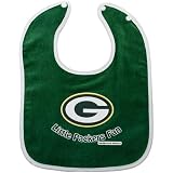 Green Bay Packers 2-Tone Snap Baby Bib
