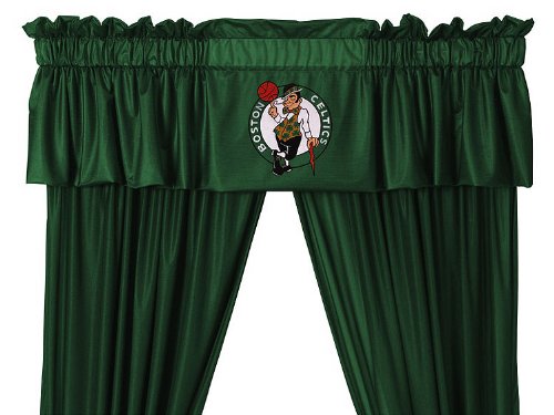 NBA Boston Celtics Sidelines Valance Drapes Set