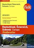 Falk Stra�enatlas Deutschland / �sterreich / Schweiz / Europa 2010/2011 (1:300 000/1:4,5 Mio.) mit Spiralbindung: 1 : 300 000, 1 : 301 000, 1: 4 500 000. Mit DEKRA Standorten title=