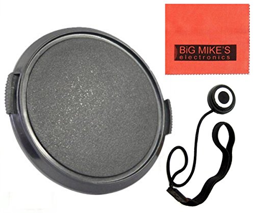 37mm Universal Snap-On Lens Cap For Panasonic Lumix G X Vario PZ 14-42mm f/3.5-5.6 Power O.I.S. Lens, LUMIX G 42.5mm f/1.7 ASPH Lens, Lumix G Vario 12-32mm f/3.5-5.6 ASPH Lens