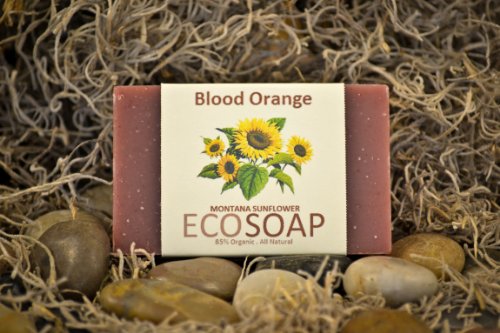 Gus Soap - Organic Bar Soap - Blood Orange 4.0 Oz (3 Pack)