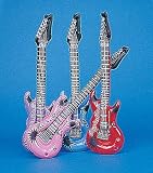 12-Pack Inflatable Rock Star Electric Guitar